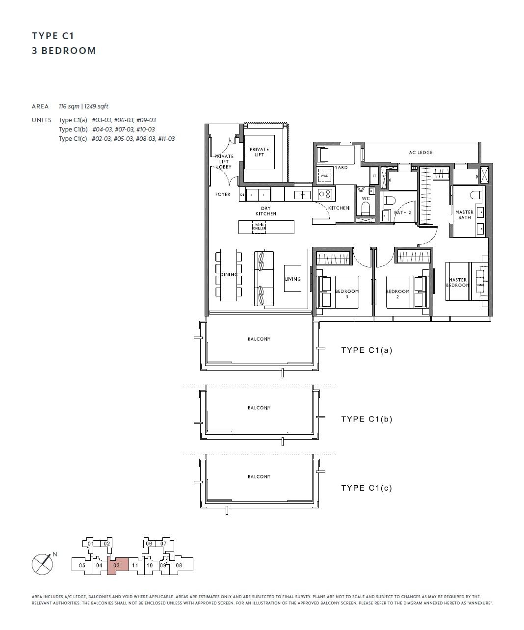 The Hyde 1 Bedroom Floor Plan 7
